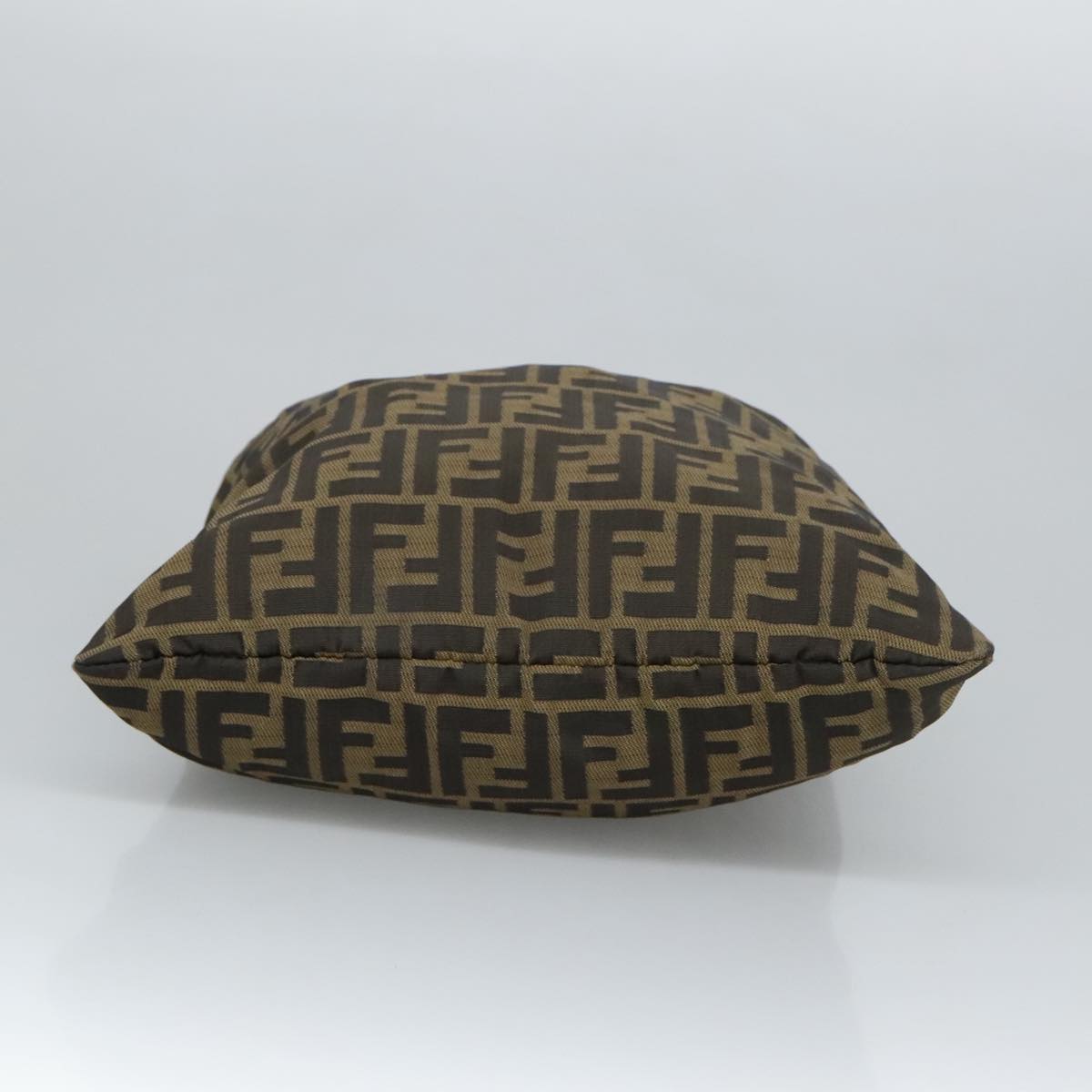 FENDI Zucca Canvas Tote Bag Brown Black 98219