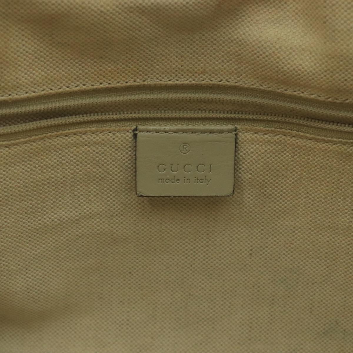 GUCCI GG Canvas Tote Bag Beige Gold 211944 98334