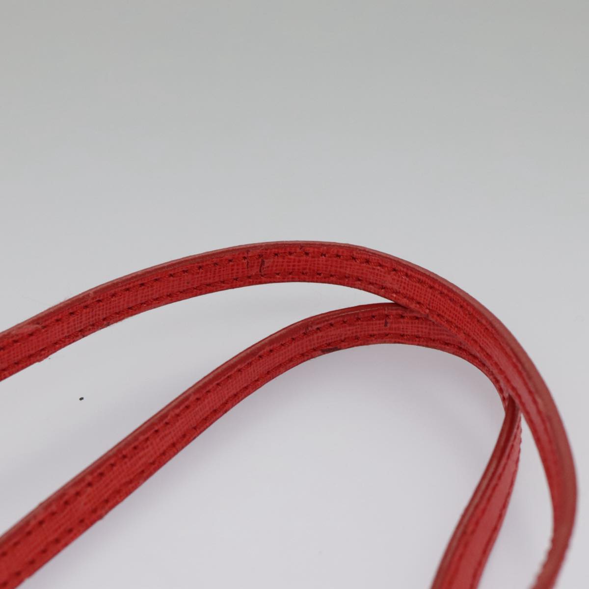 FENDI Zucca Canvas Tote Bag White Red 98476