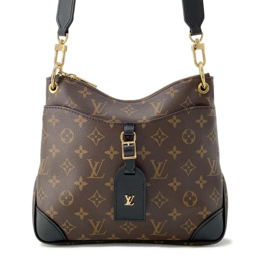 LOUIS VUITTON Odeon NM Noir M45353 Monogram Size PM