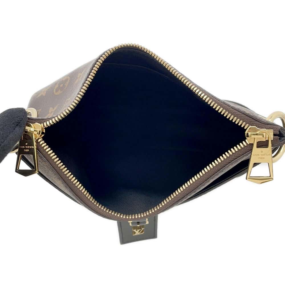 LOUIS VUITTON Odeon NM Noir M45353 Monogram Size PM