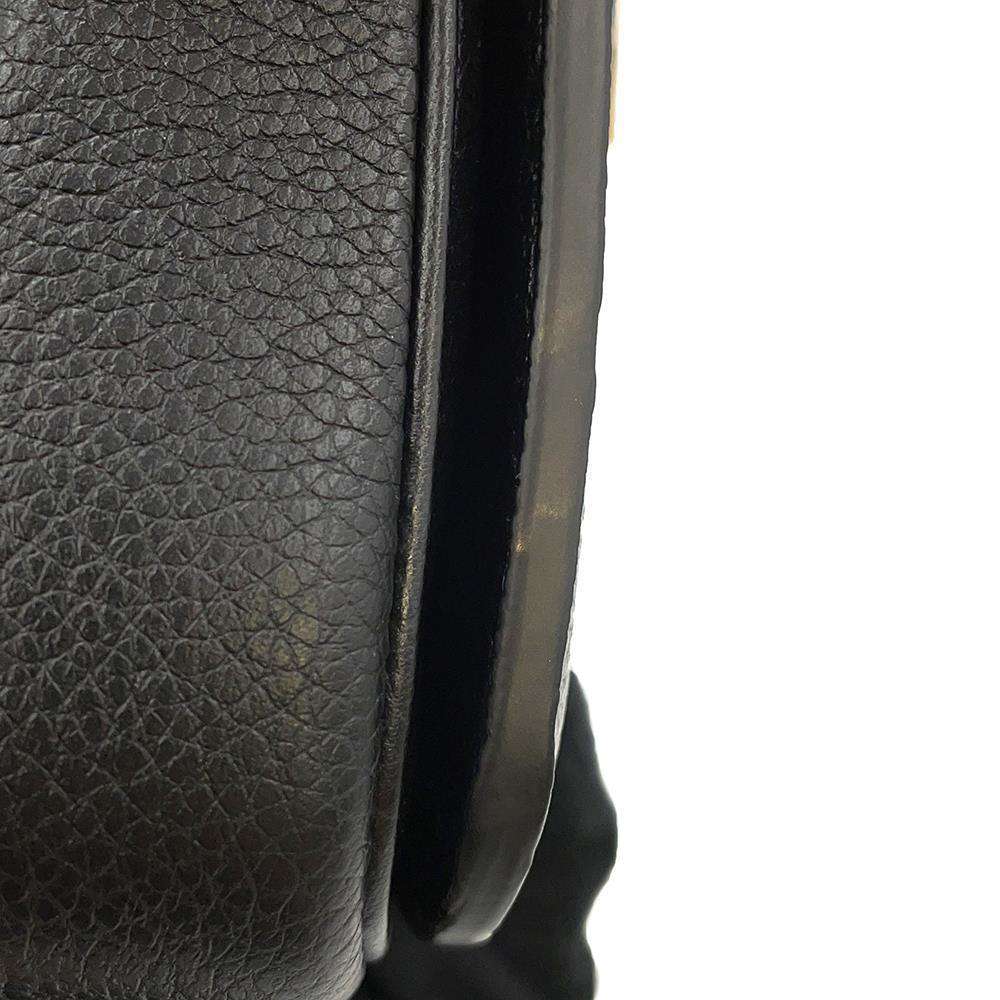 LOUIS VUITTON Pochette Metis EW Noir M46595 Monogram Empreinte Leather