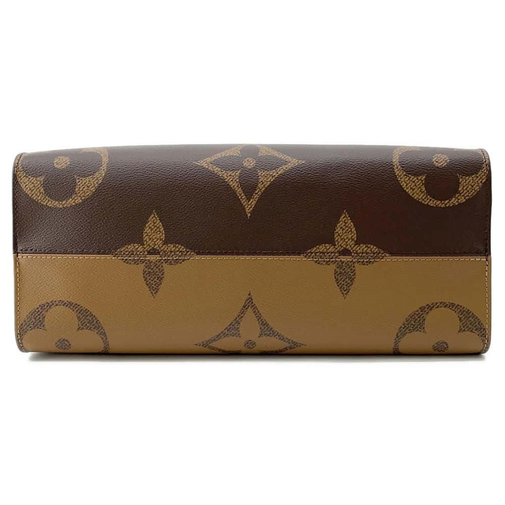 LOUIS VUITTON Onthego Red M45321 Monogram Monogram Reverse Canvas Monogram Giant Size MM