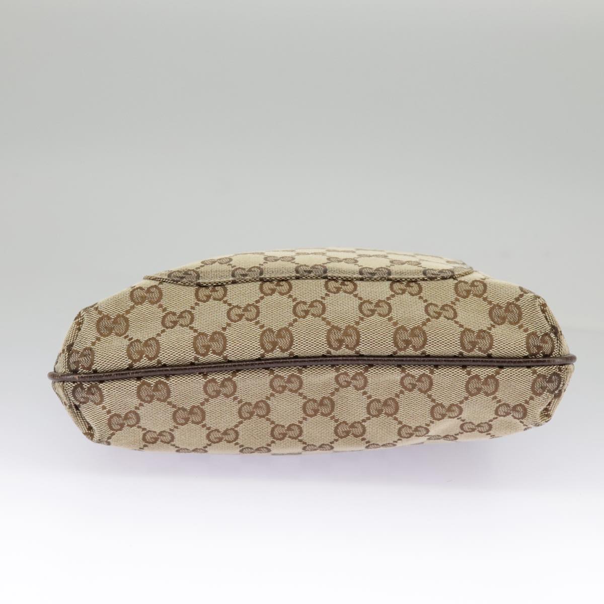 GUCCI GG Canvas Shoulder Bag Beige 122793 98853