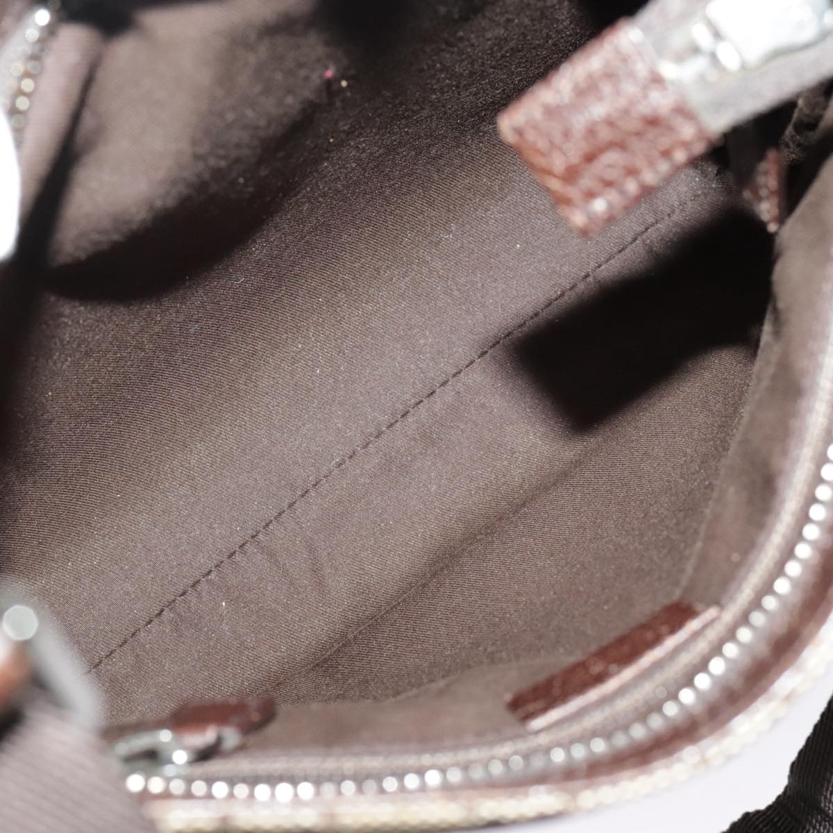 GUCCI GG Canvas Shoulder Bag Beige 122793 98853