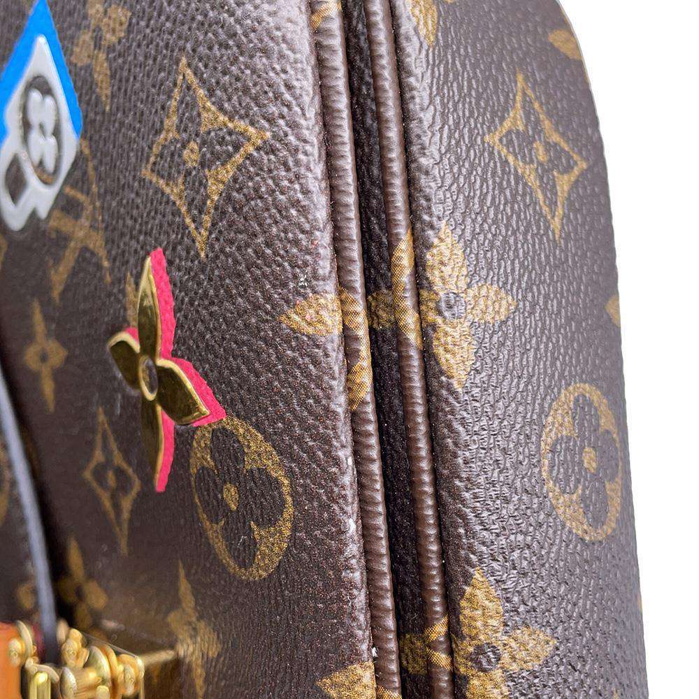 LOUIS VUITTON Pochette Metis Brown M44366 Monogram Love Padlock Size MM