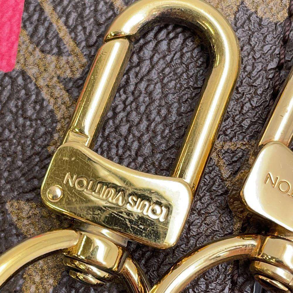 LOUIS VUITTON Pochette Metis Brown M44366 Monogram Love Padlock Size MM