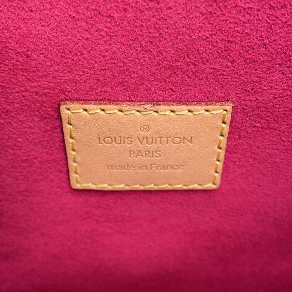 LOUIS VUITTON Pochette Metis Brown M44366 Monogram Love Padlock Size MM