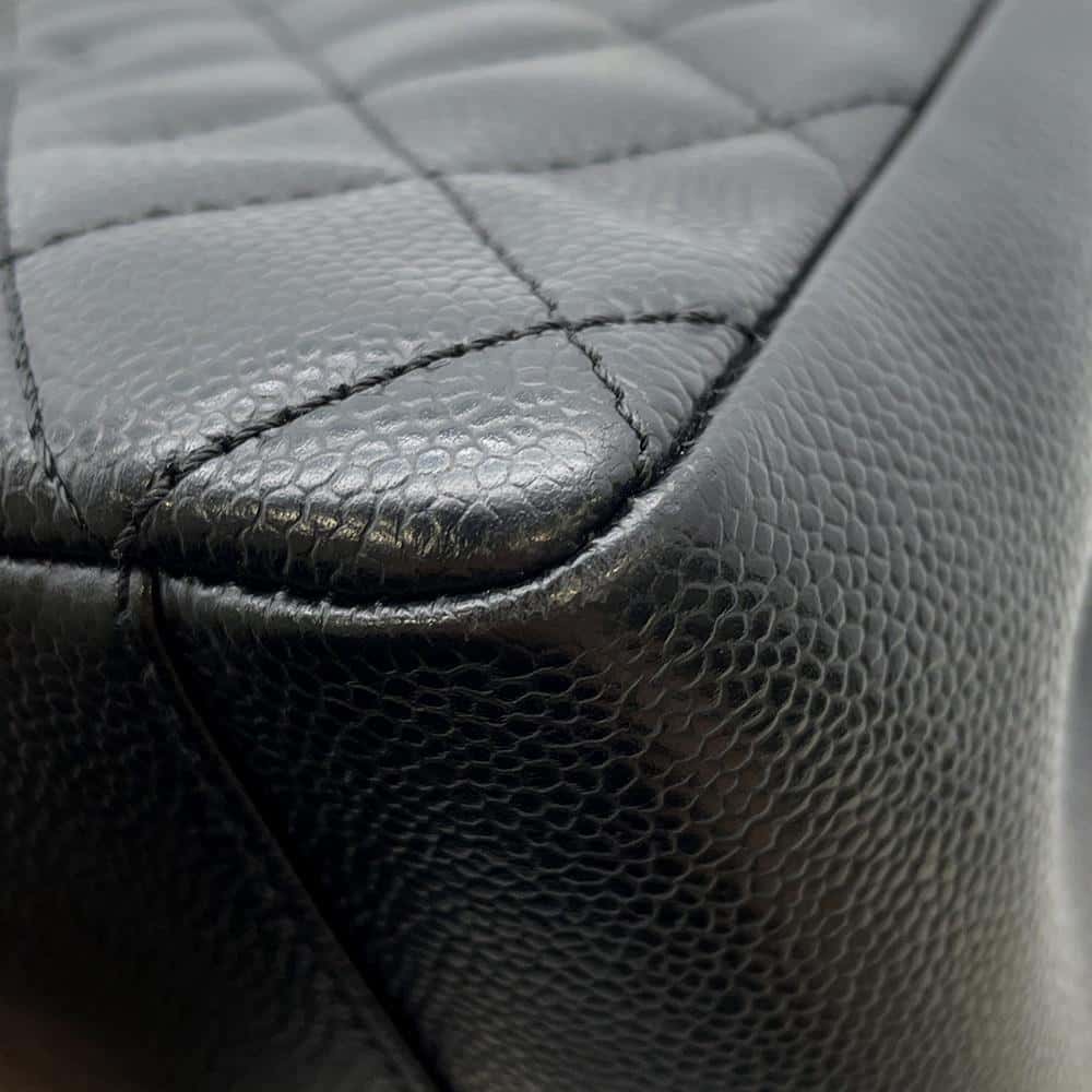 CHANEL GST tote BlackA50995 Caviar Leather