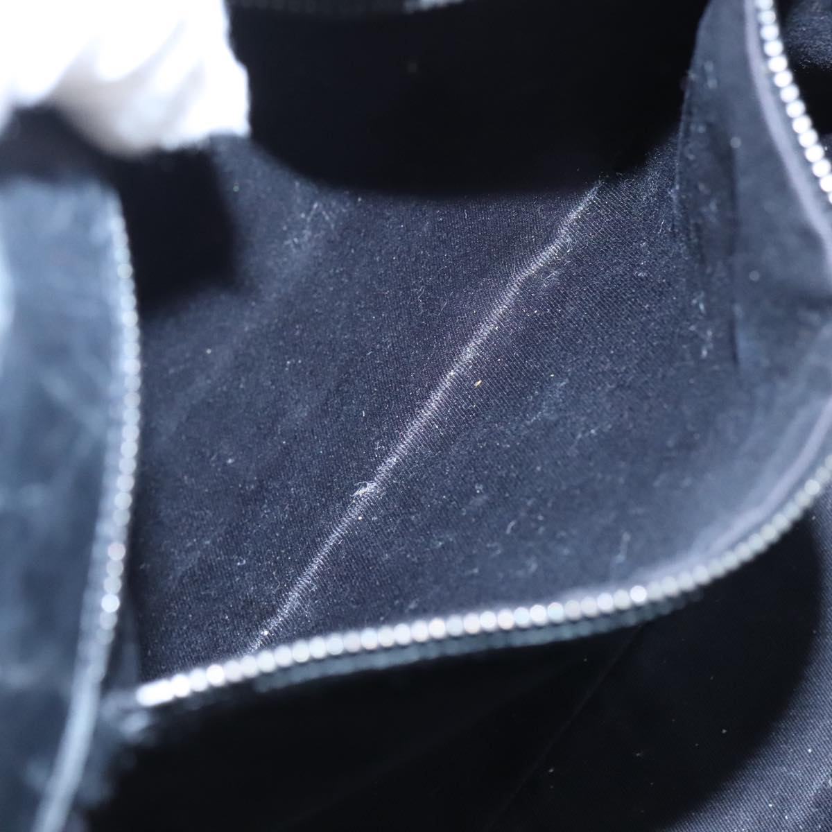 GUCCI GG Canvas Tote Bag Black Silver 107757 98925