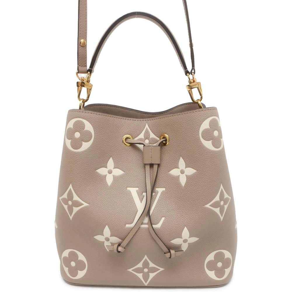 LOUIS VUITTON Neonoe Tourterelle/Claim M45555 Monogram Empreinte Leather Size MM
