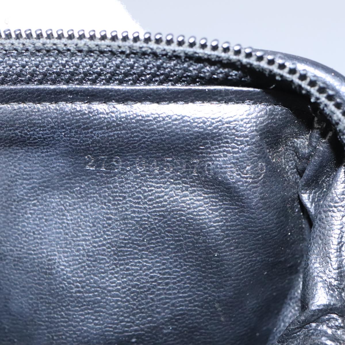 FENDI Zucca Canvas Hand Bag Brown Black 98983
