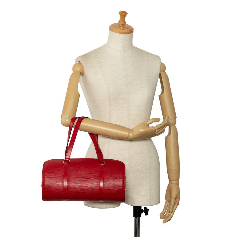 Louis Vuitton Epi Suffro Handbag M52227 Castilian Red Leather  Louis Vuitton