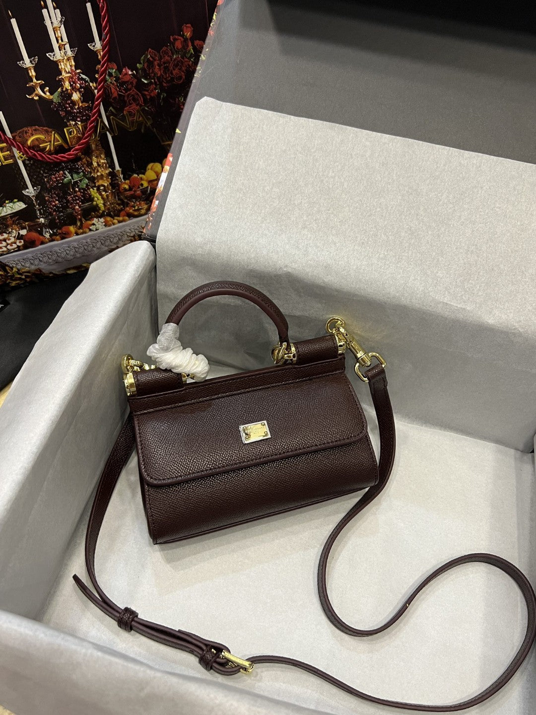 GLAMI Small Sicily Bag In Dauphine Purple For Women 7.5in/19cm GLAMI GLAMI7116A10018M073