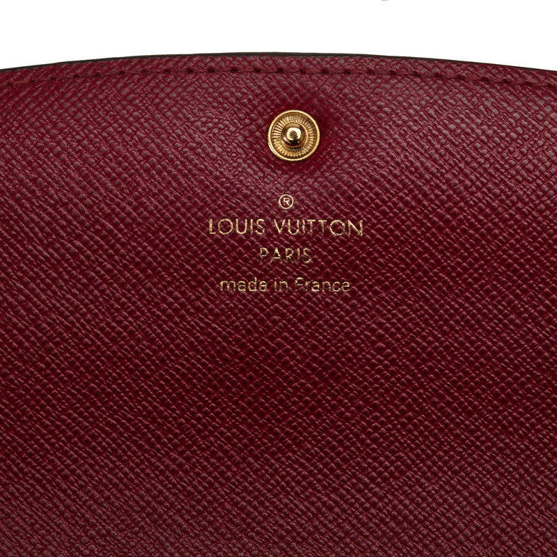 Louis Vuitton Monogram Portfolio — Emily Long Wallet M60697 Fushai Brown PVC Leather  Louis Vuitton