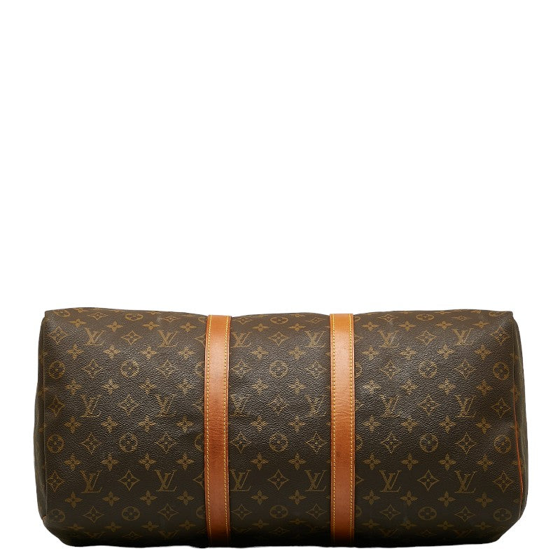Louis Vuitton Monogram Keepall 50 Boston Bag Travel Bag M41426 Brown