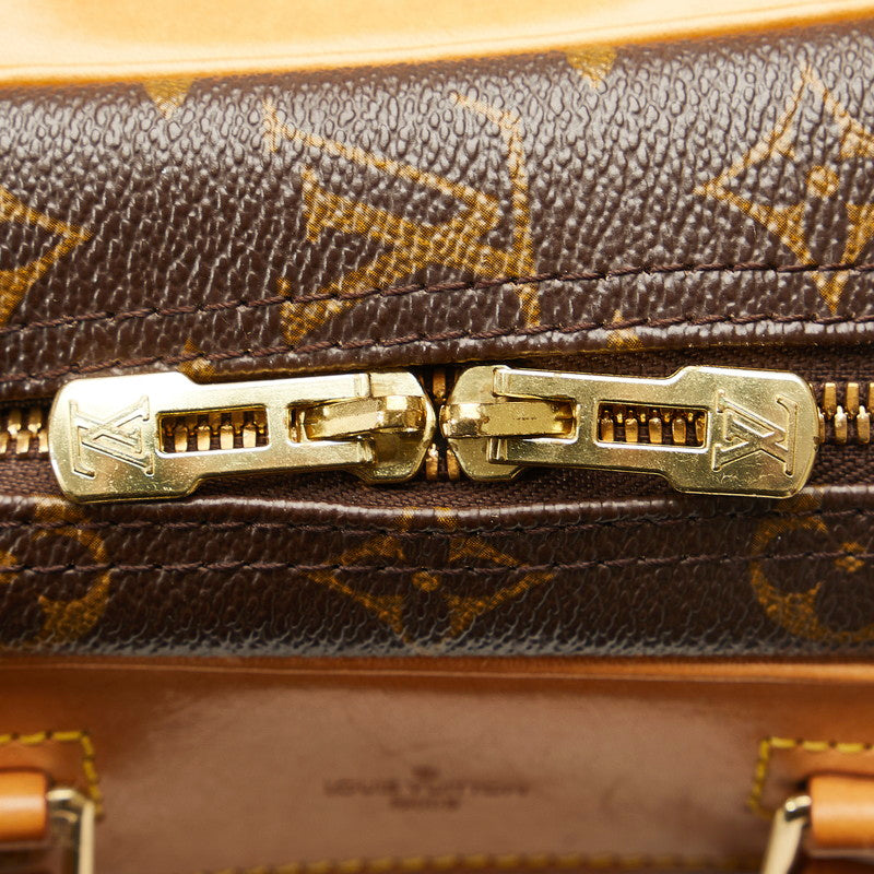 Louis Vuitton Monogram Exercise Handbag M41450 Brown PVC Leather  Louis Vuitton