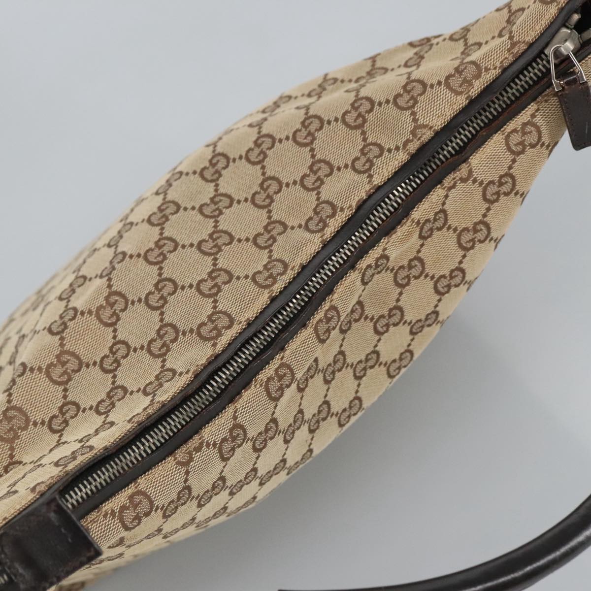 GUCCI GG Canvas Hand Bag Beige 001 3770 99311