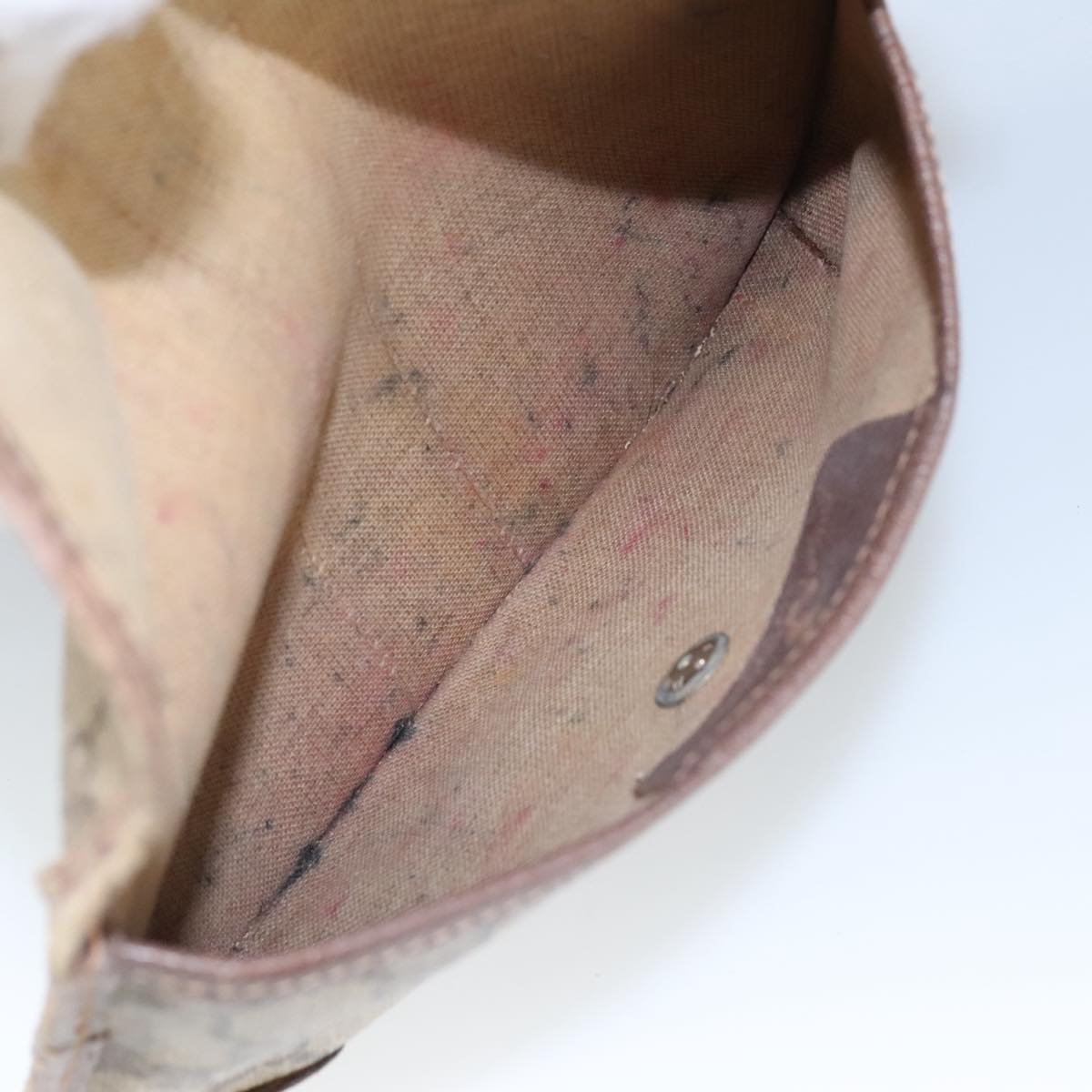 GUCCI GG Supreme Web Sherry Line Pouch PVC Beige Red Green 89 01 021 99314