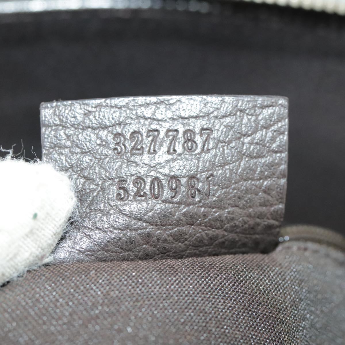 GUCCI GG Crystal Shoulder Bag Beige Gold 327787 99347
