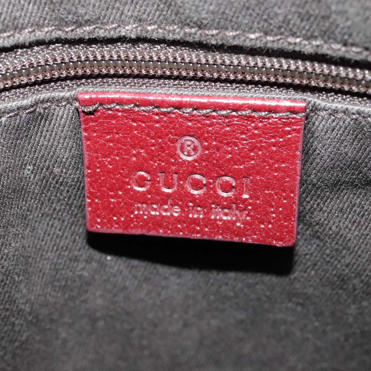 GUCCI GG Canvas Shoulder Bag Beige Silver 113013 99358