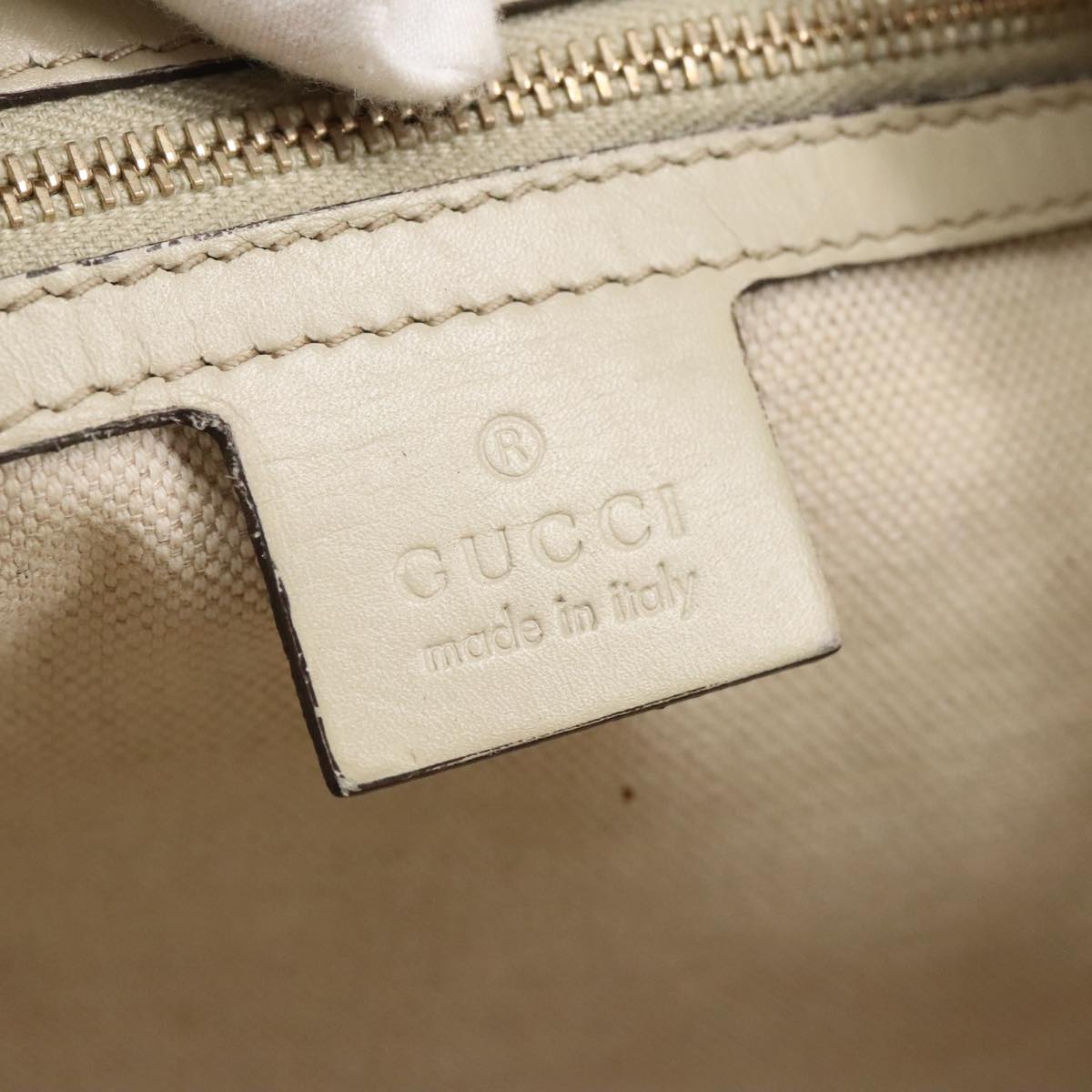 GUCCI GG Canvas Web Sherry Line Hand Bag 2way Beige Red 269894 99406