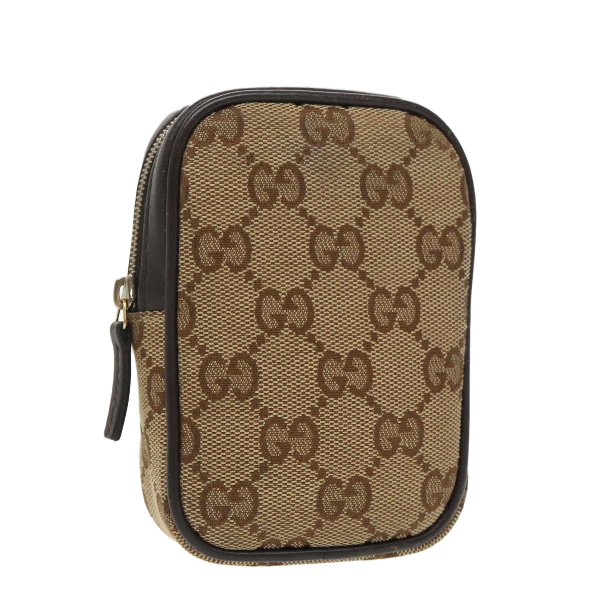 GUCCI GG Canvas Pouch Beige 115249 99414