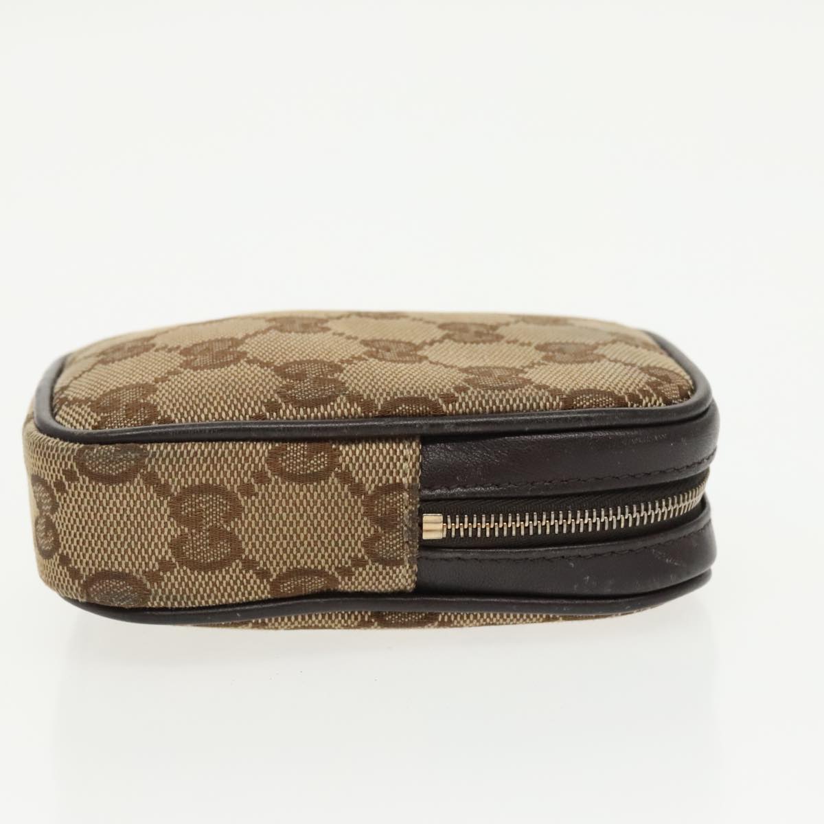 GUCCI GG Canvas Pouch Beige 115249 99414