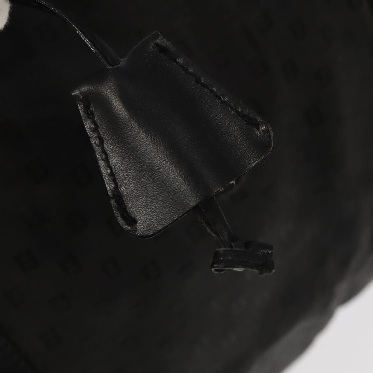 FENDI Zucchino Canvas Boston Bag Coated Canvas 2way Black 99424
