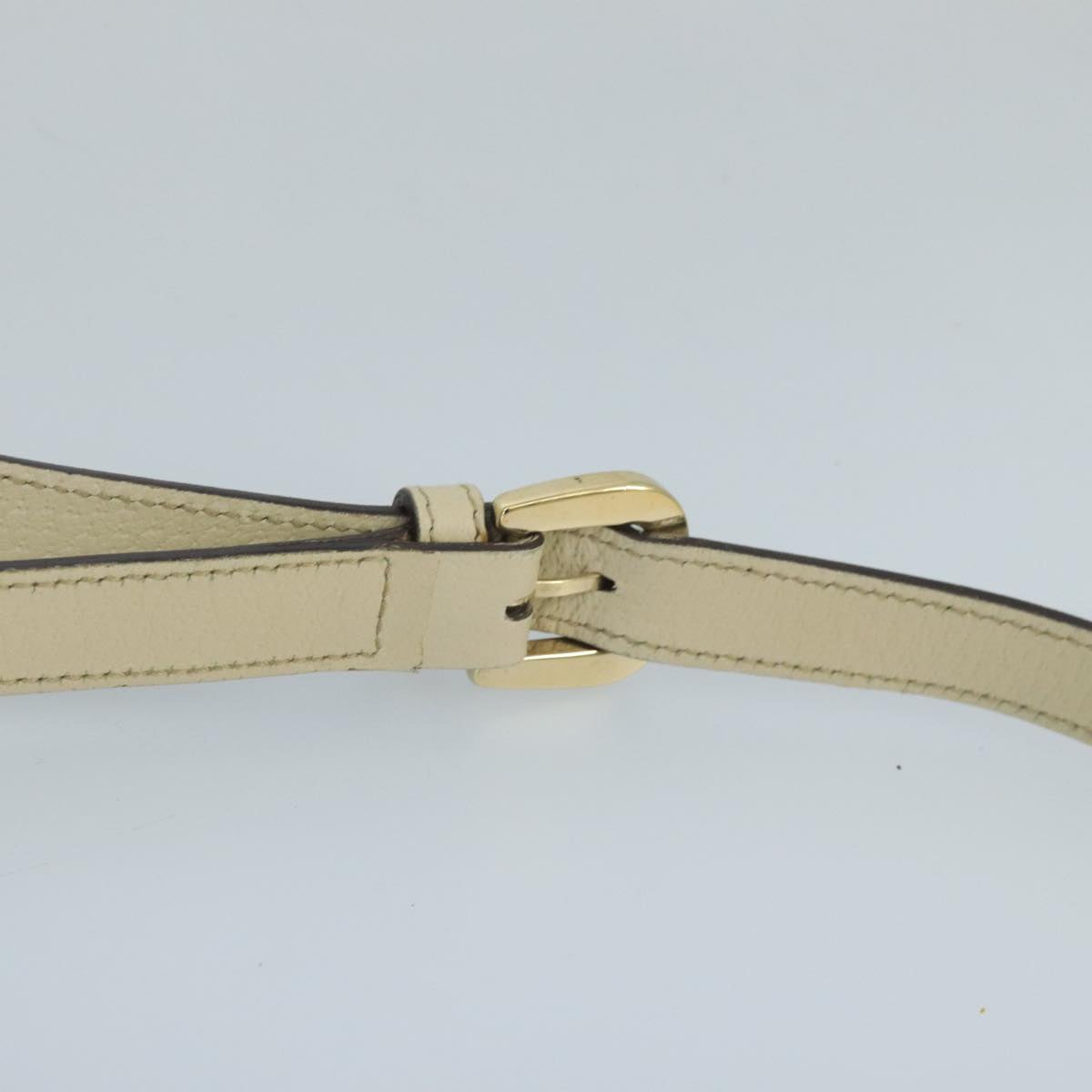 GUCCI GG Canvas Shoulder Bag Beige Gold 131326 99430