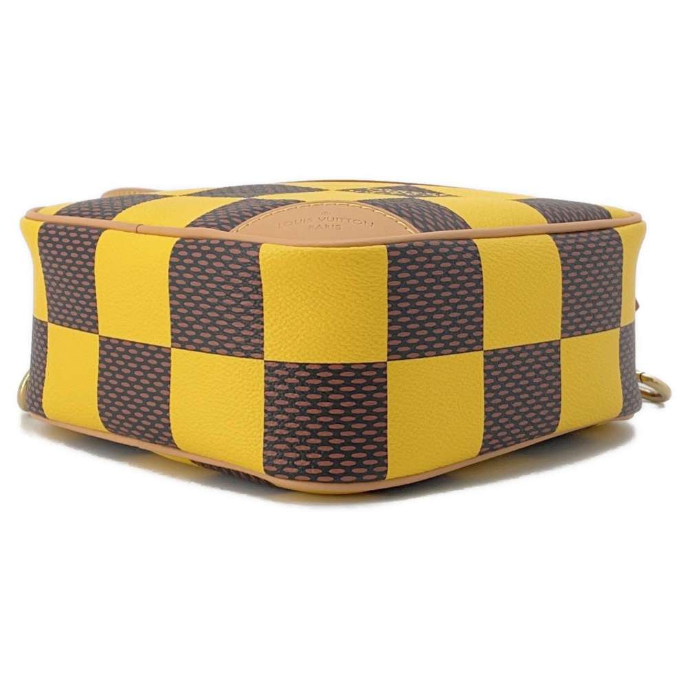 LOUIS VUITTON Chess Messenger JauneMatt N40562 Damier・Pop