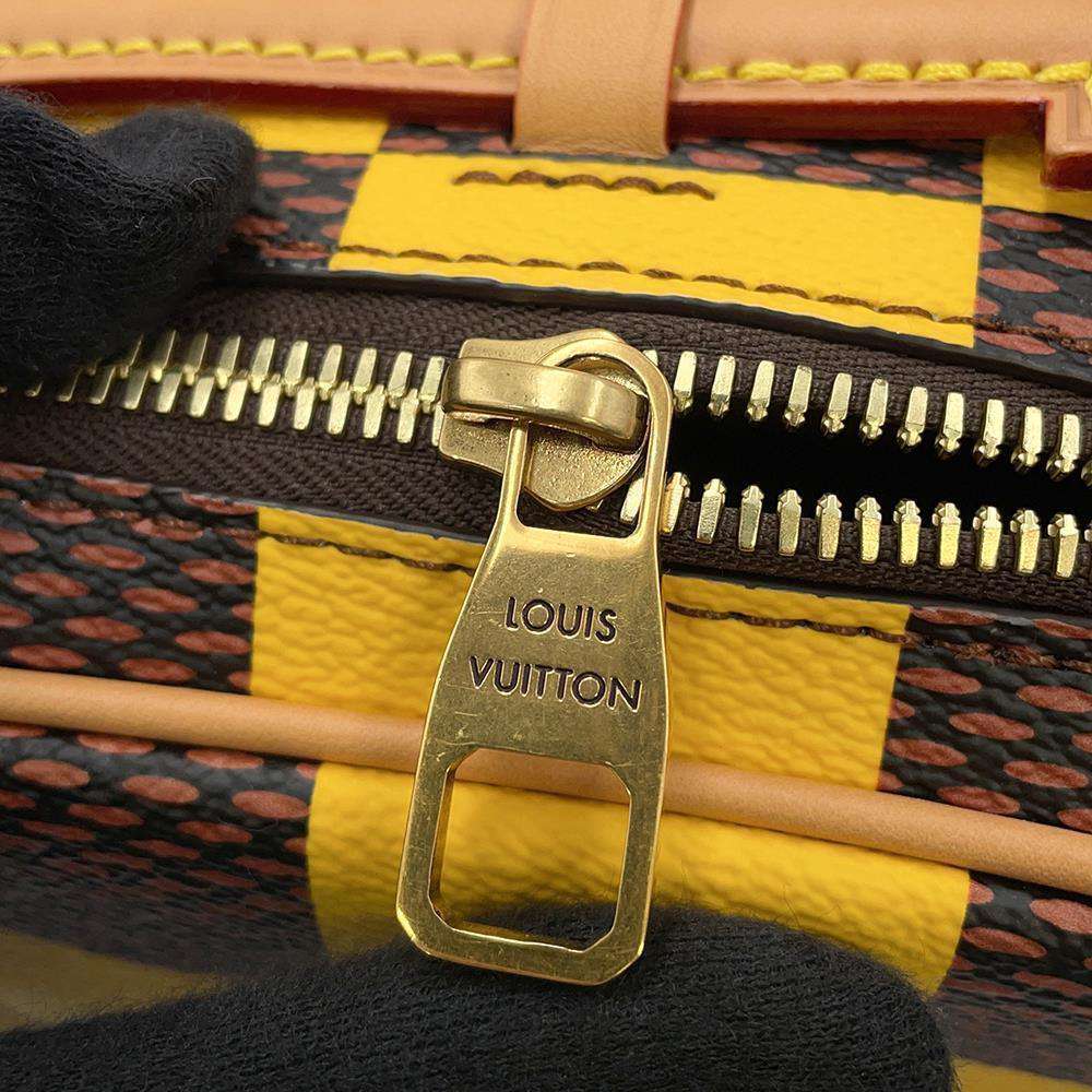 LOUIS VUITTON Chess Messenger JauneMatt N40562 Damier・Pop