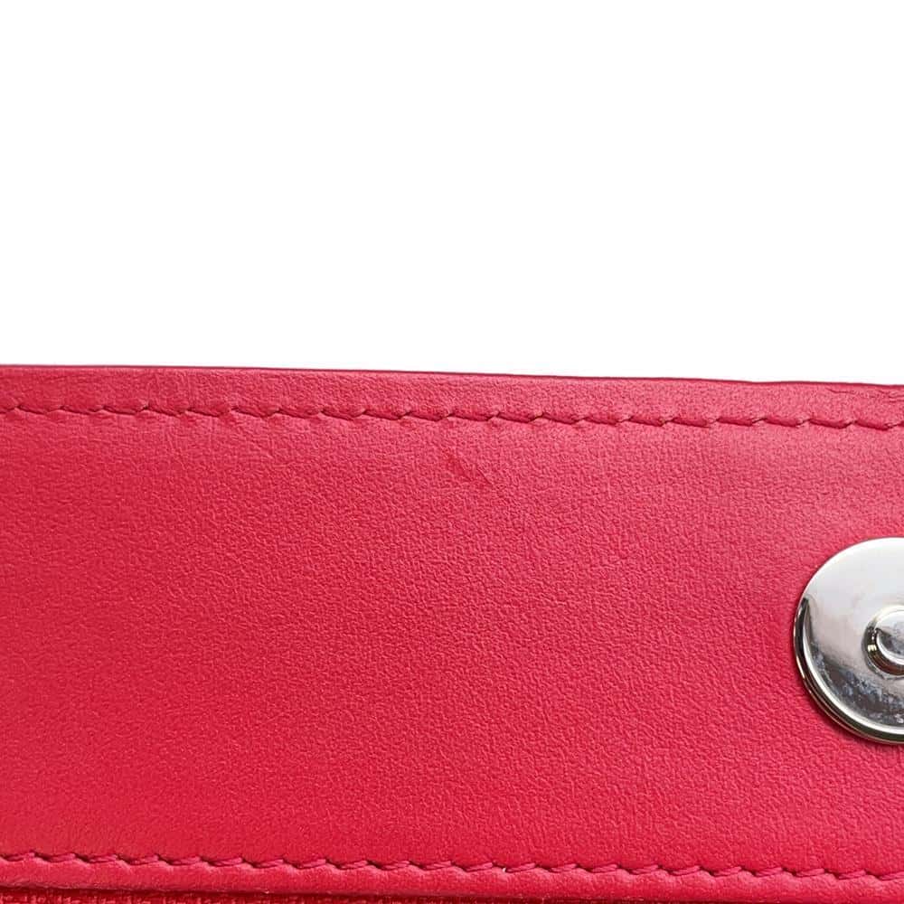 CHANEL Boy Chanel Full Flap Chain Wallet RedAP1117 Caviar Leather