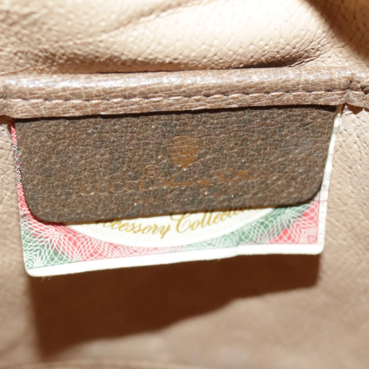 GUCCI GG Supreme Web Sherry Line Shoulder Bag PVC Beige Red 14 02 034 99654