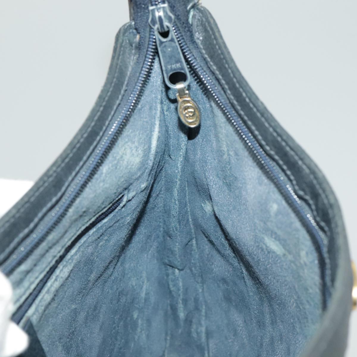 GUCCI GG Supreme Sherry Line Shoulder Bag PVC Navy Red 72 001 4467 99663