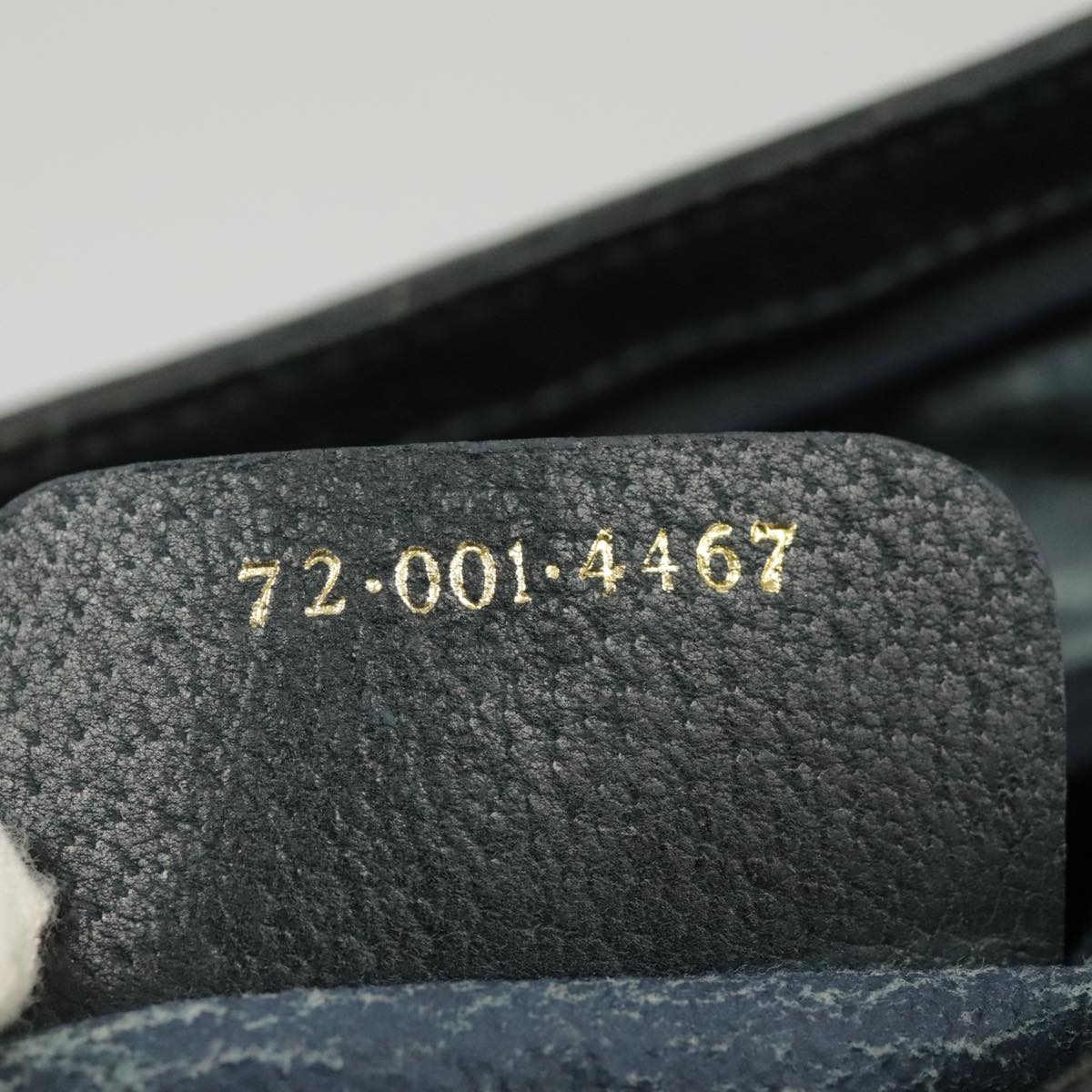 GUCCI GG Supreme Sherry Line Shoulder Bag PVC Navy Red 72 001 4467 99663