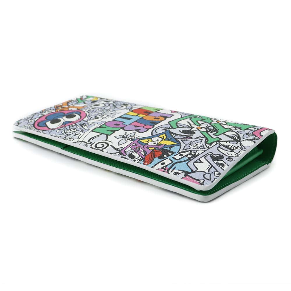 LOUIS VUITTON Portefeuille Brazza NM White/Multicolor M82011 Monogram・Comic