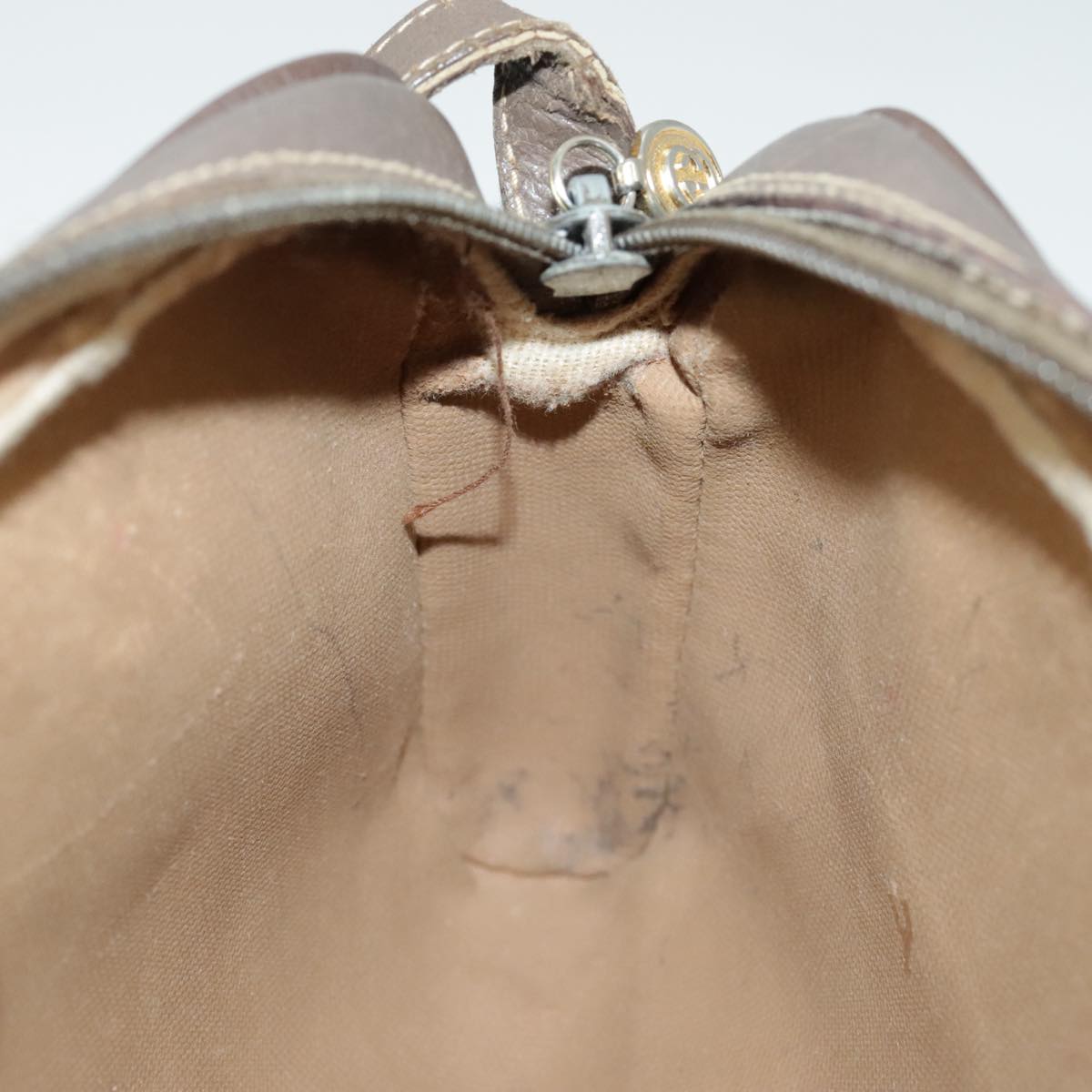 GUCCI GG Supreme Web Sherry Line Shoulder Bag PVC Beige 001 58 6594 99731