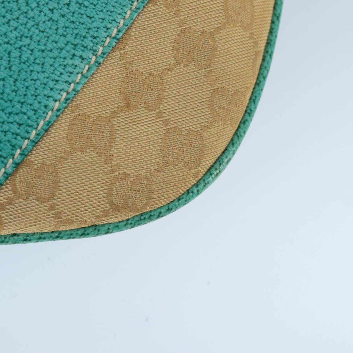 GUCCI GG Canvas Shoulder Bag Beige 124358 99867