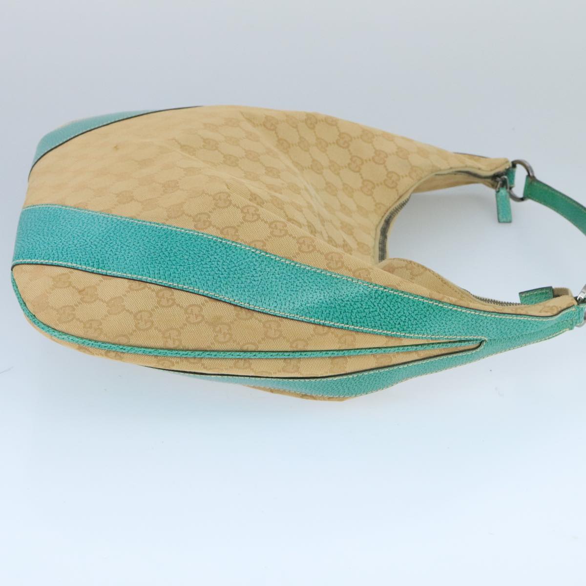 GUCCI GG Canvas Shoulder Bag Beige 124358 99867