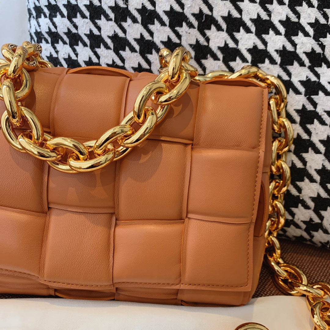 GLAMI Chain Cassette Brown, For Women, WomenÃ¢â‚¬â„¢s Bags 10.2in/26cm