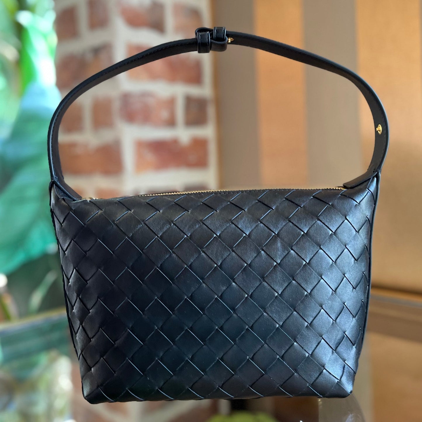 BOTTEGA VENETA Mini Wallace Intrecciato Leather Shoulder Bag