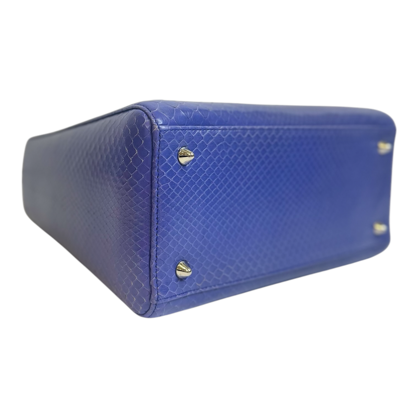 Christian Dior Snakeskin Medium Lady Dior Lavender