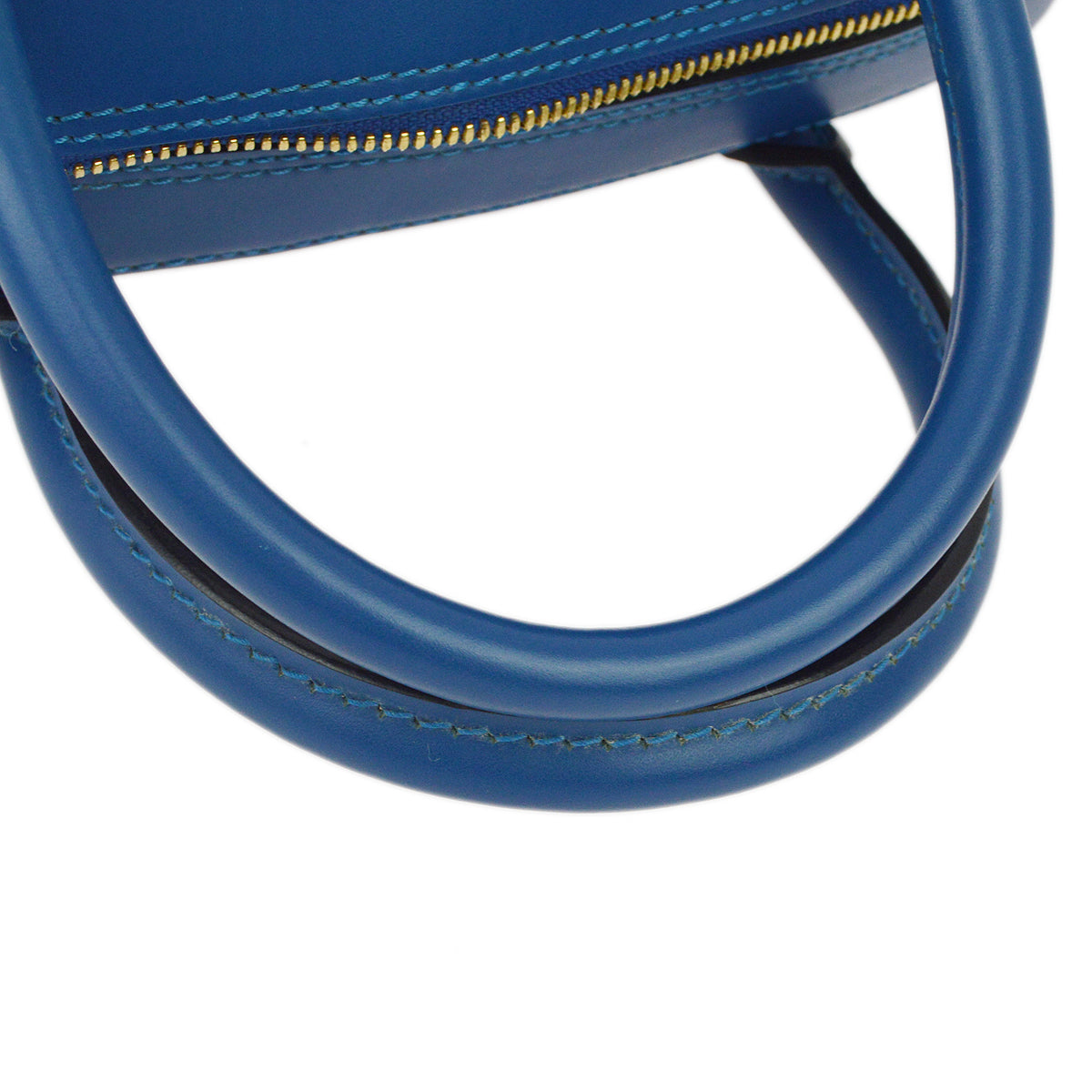 Louis Vuitton Blue Epi Sablon Handbag M52045