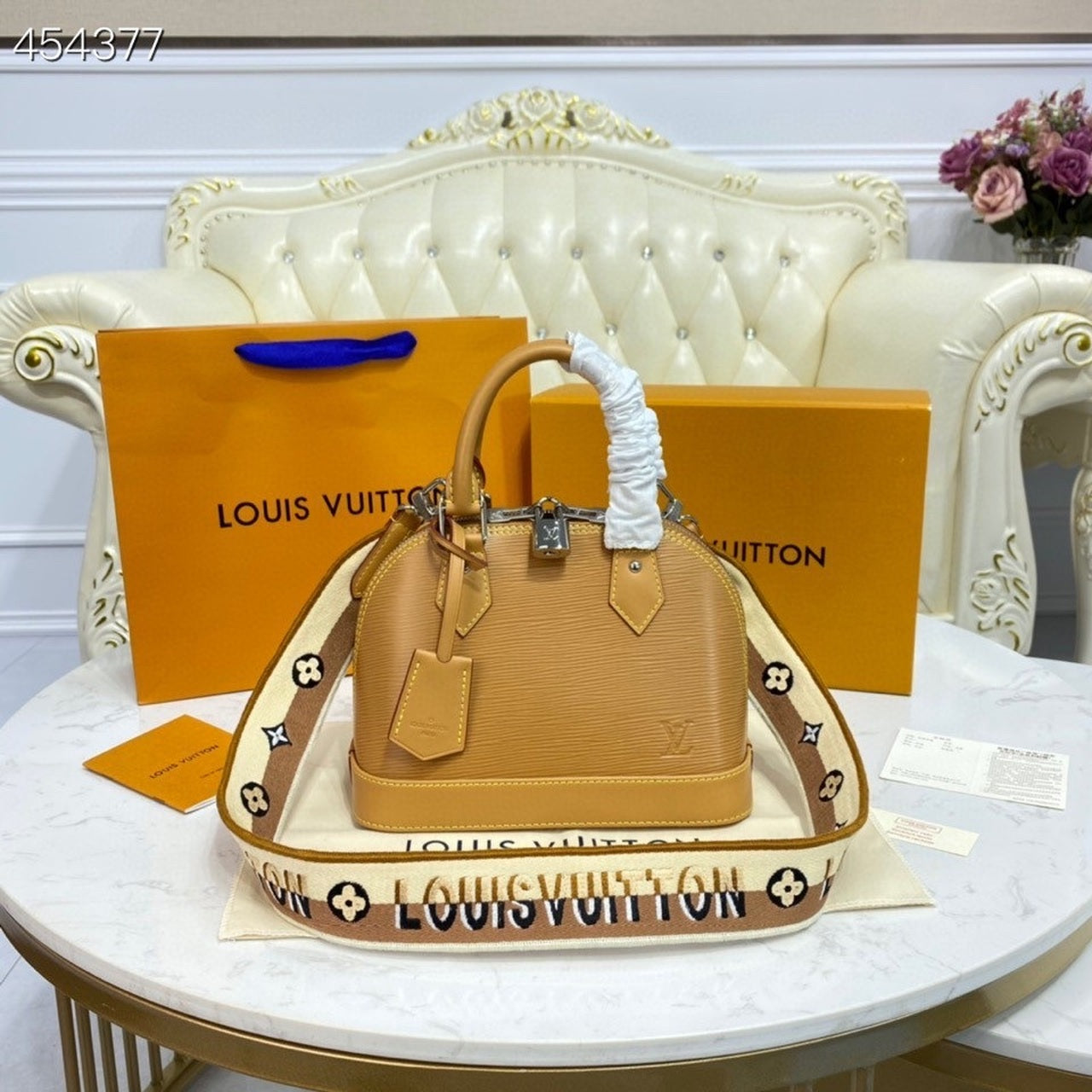 LV Alma GLAMI SunGlamIower Yellow For Women, WomenÃ¢â‚¬â„¢s Handbags, Shoulder And Crossbody Bags 9.3in/23.5cm LV M59358