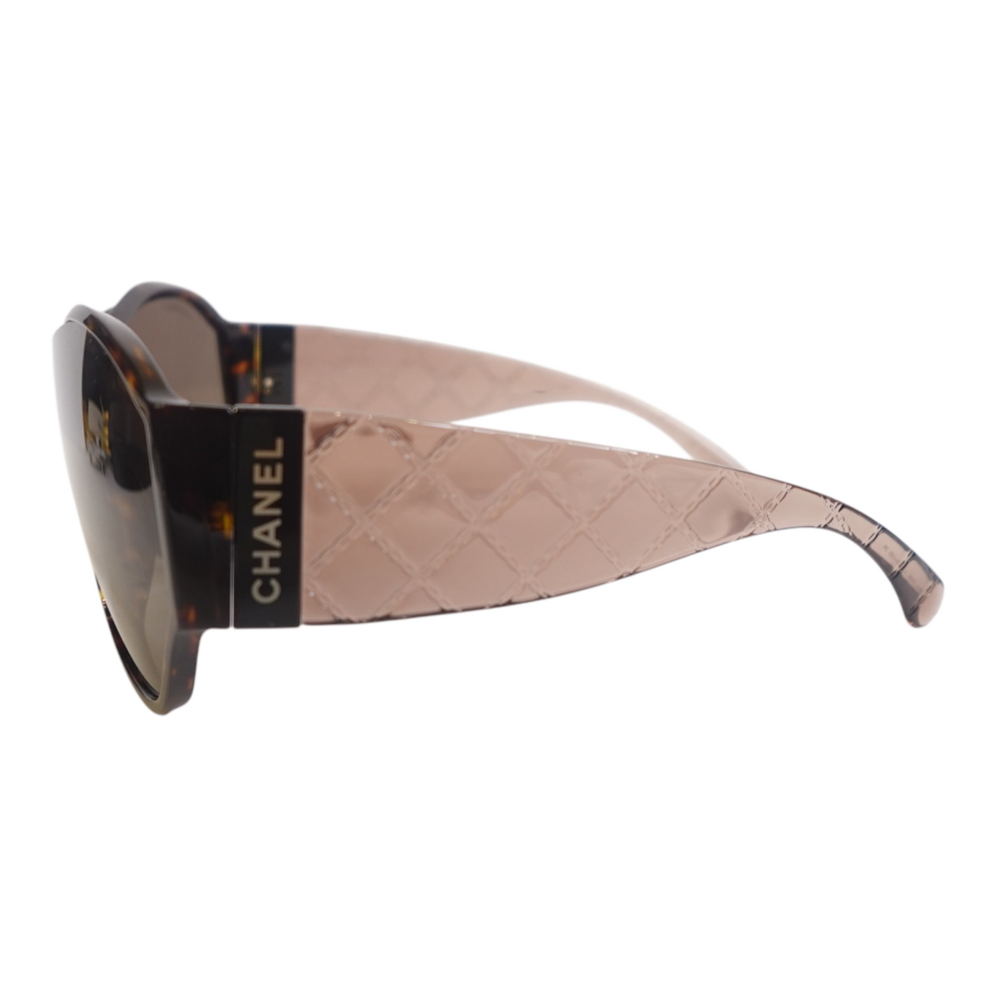 Chanel Brown Shield Sunglasses