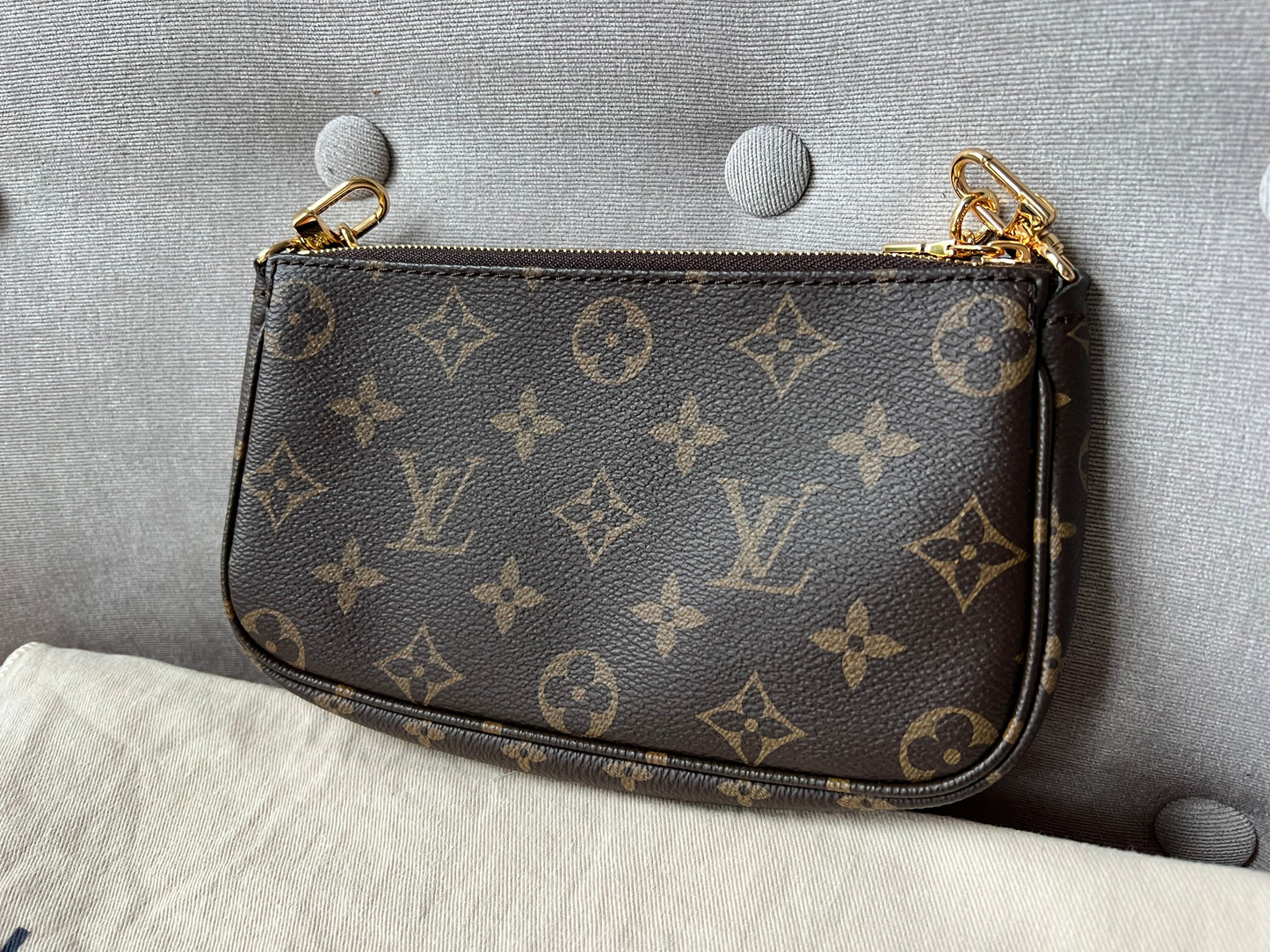 Louis Vuitton Multi Pochette Accessoires Rose Chiaro (RRP £1970)