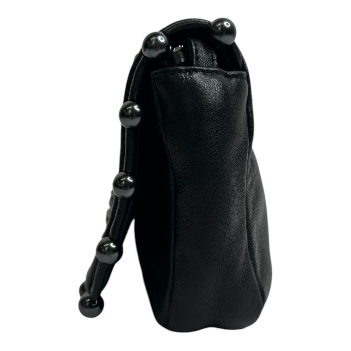 Chanel Lambskin Pearl Obsession Flap Black