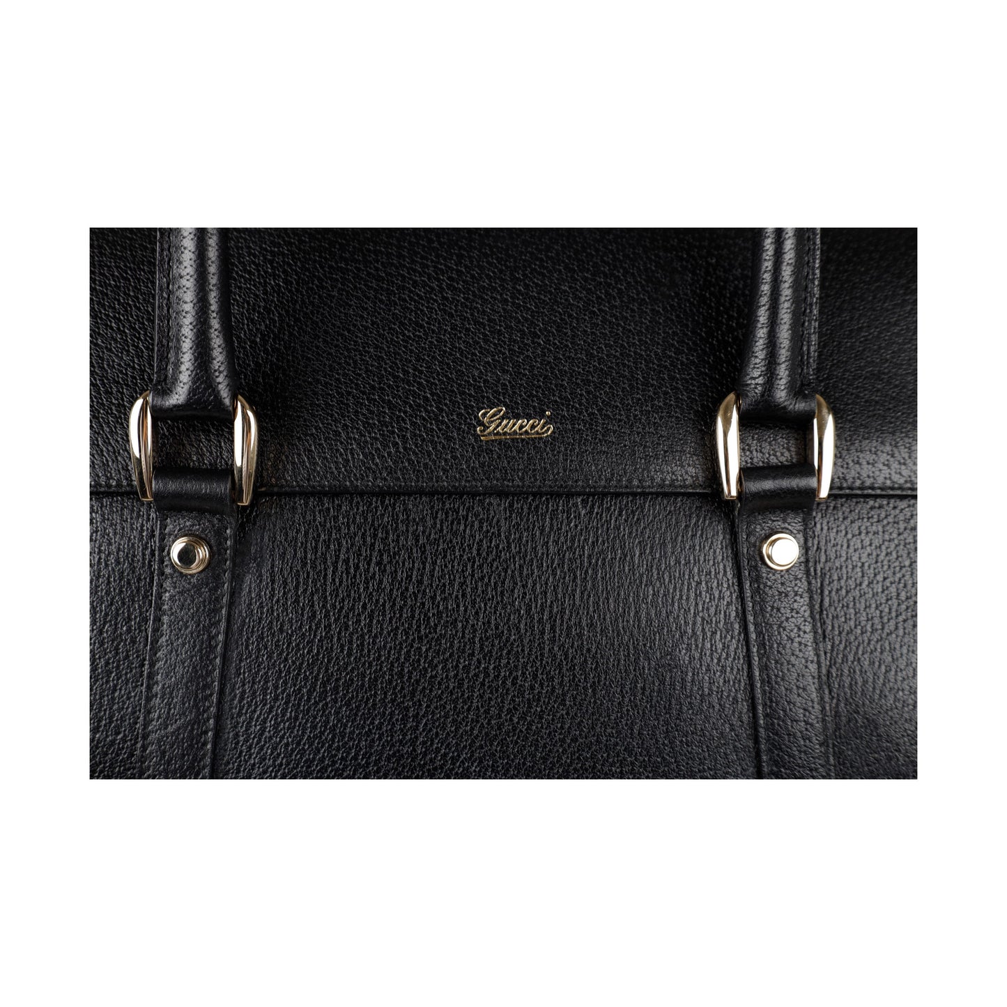 GLM-- Leather Satchel Bag - '00s