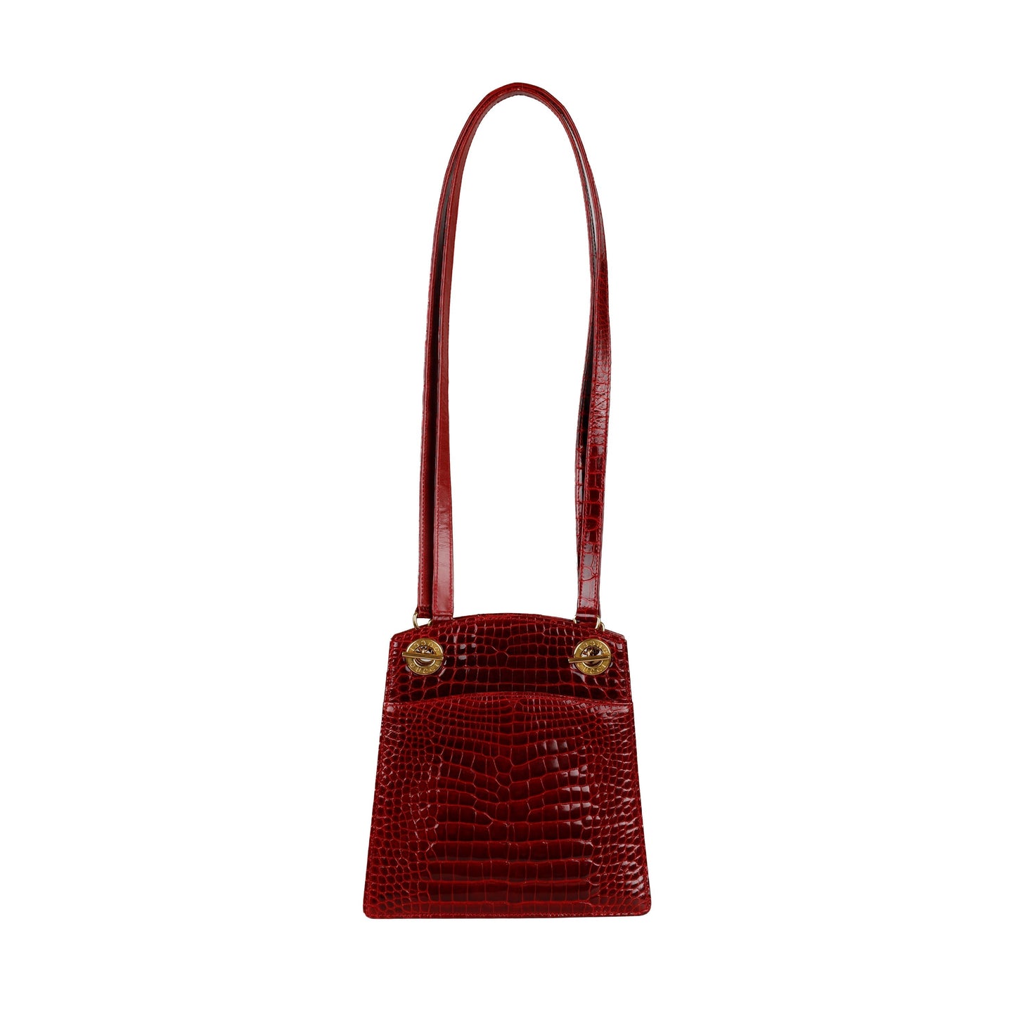 GLM--  Exotic Leather Crossbody Bag - '80s